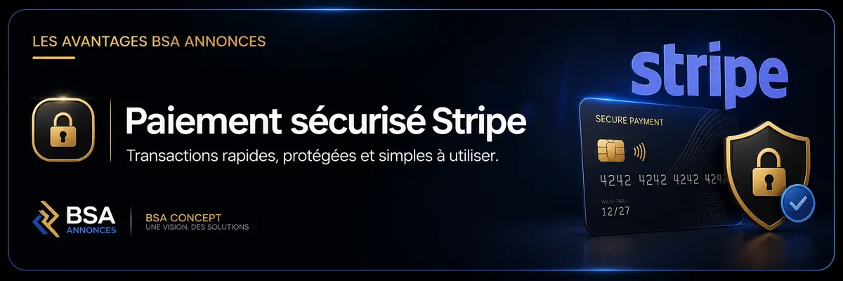 Paiement sécurisé Stripe